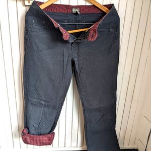 Royal Robbins Convertible flannel lined pants, size 6